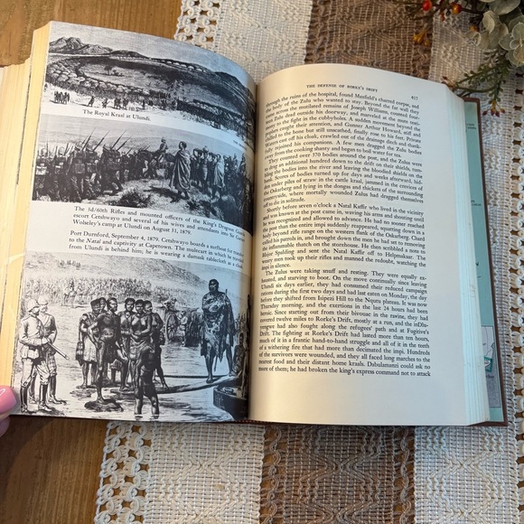 Washing of the Spears by Donald R. Morris 1965 Zulu War 1st Edt. Hardcover Book - Picture 8 of 8